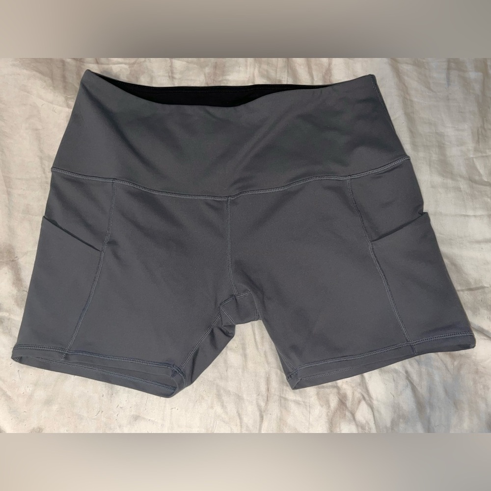 Gray Women's Biker Shorts